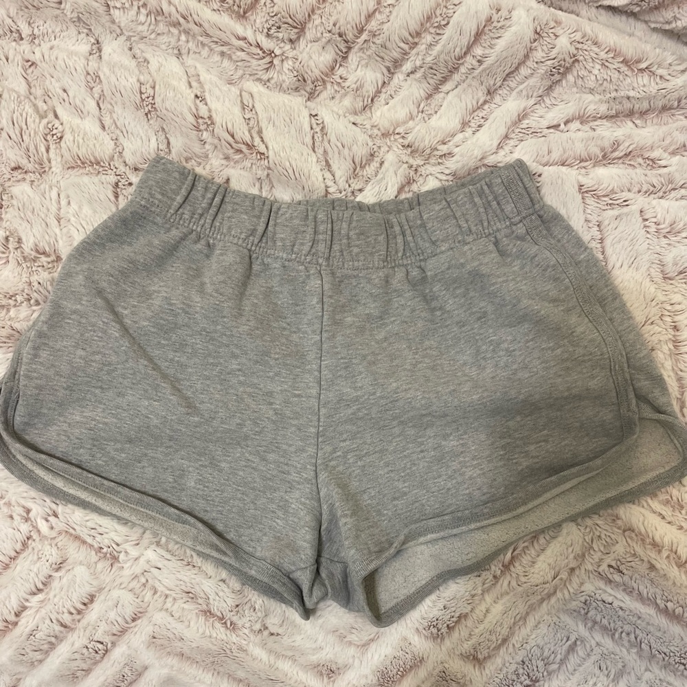 Grey Brandy Melville sweat shorts